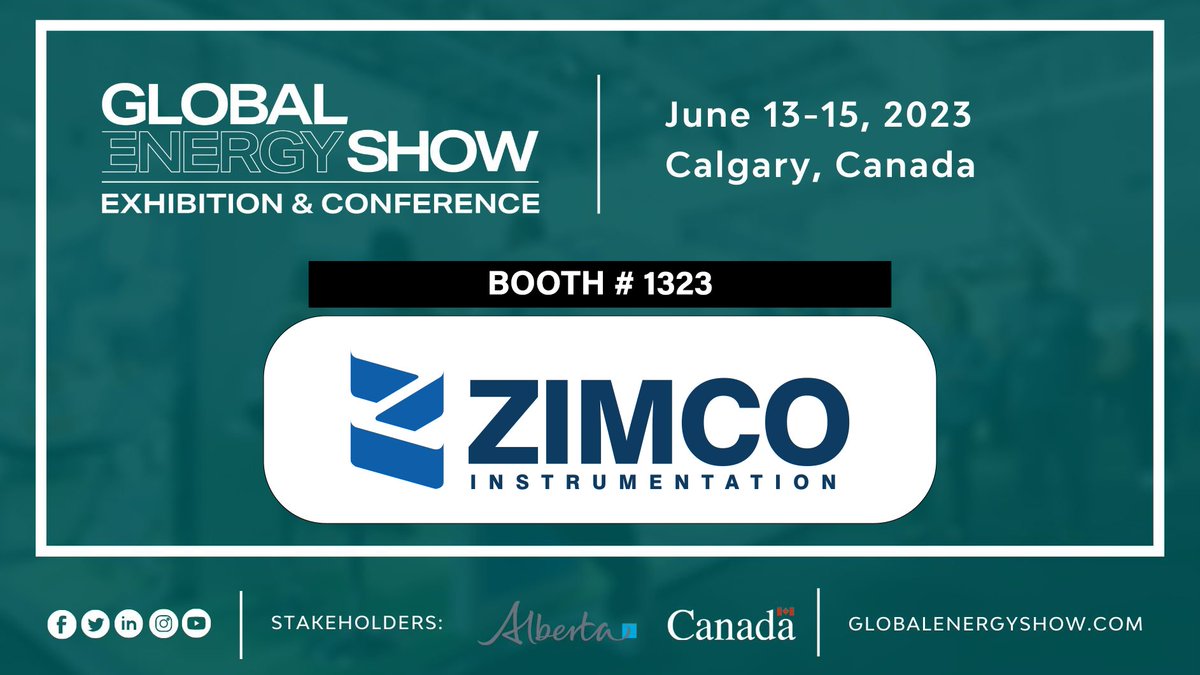 Zimco will be exhibiting at the @energy_show (June 13-15) at the 𝗕𝗠𝗢 𝗖𝗲𝗻𝘁𝗿𝗲. Stop by 𝗯𝗼𝗼𝘁𝗵 𝟭𝟯𝟮𝟯. We look forward to seeing you there!

To learn more about #Zimco, click here: shorturl.at/hZ034

#GES2023 #GlobalEnergyShow #EnergyEvent #Calgary #OilandGas