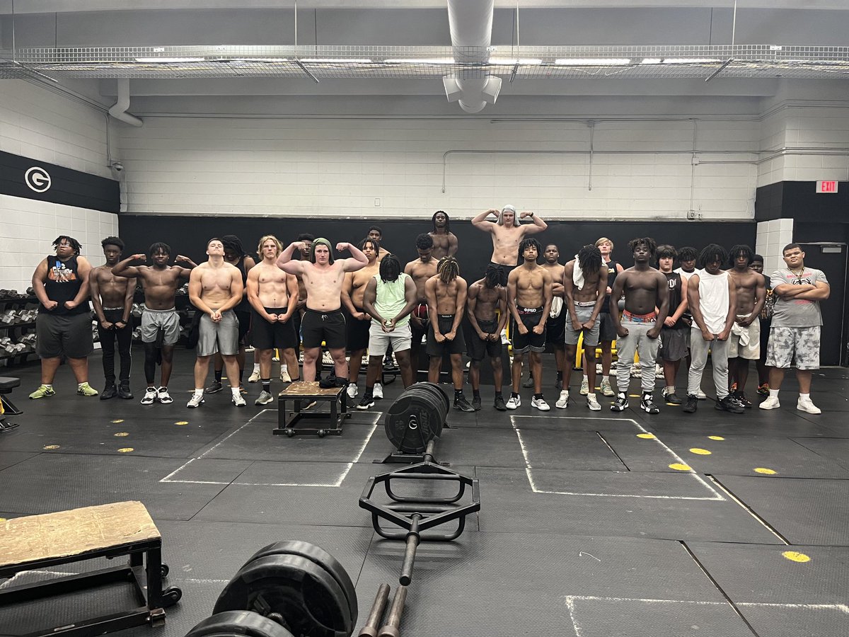 Last “in room” workout for school year. I appreciate the effort these guys have put into getting better over this semester.