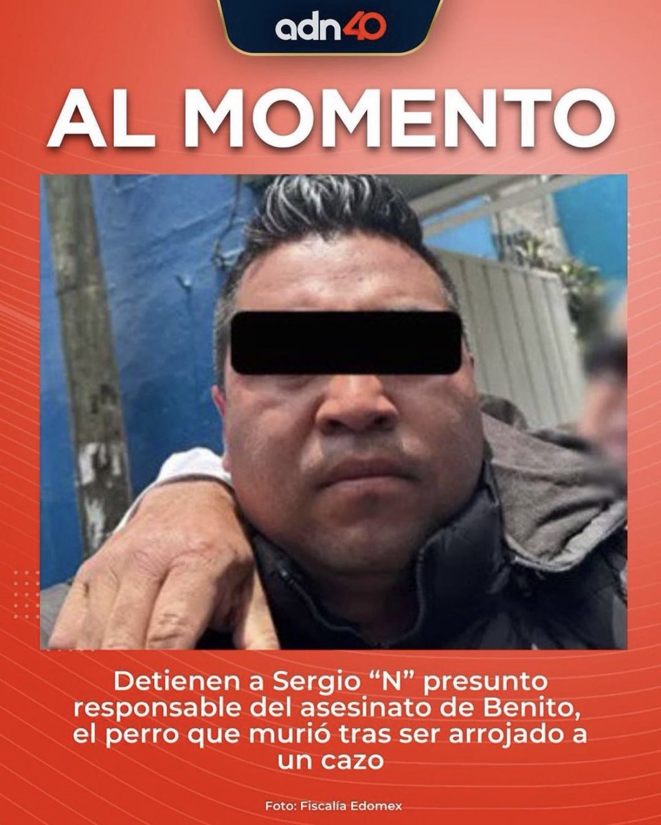 avieu's tweet photo. Desgraciado infeliz, ojalá le encuentren más delitos para que se pudra en la cárcel. #JusticiaParaBenito 🐶 https://t.co/lk5RXnot5S