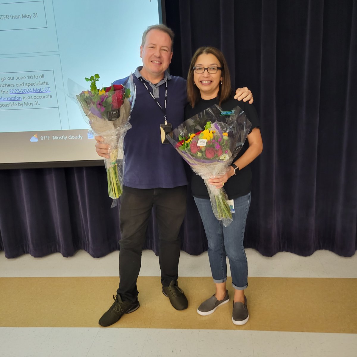 Congratulations to our two retiring GT Specialists! We will miss you Mr. David Debus @DDebus53 and Ms. Sylvia Carrizales @sylviacarrizal9! As will your schools, @NISDAllenES and @NISDMyers respectfully. Good Luck and Happy Trails to you both! #WhyGT #NorthsideGT
