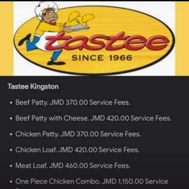 We want to clarify that the prices circulating are not our current prices. Tastee limited would not increase prices without informing our customers as these prices are for a delivery service which is not contracted to Tastee Limited.