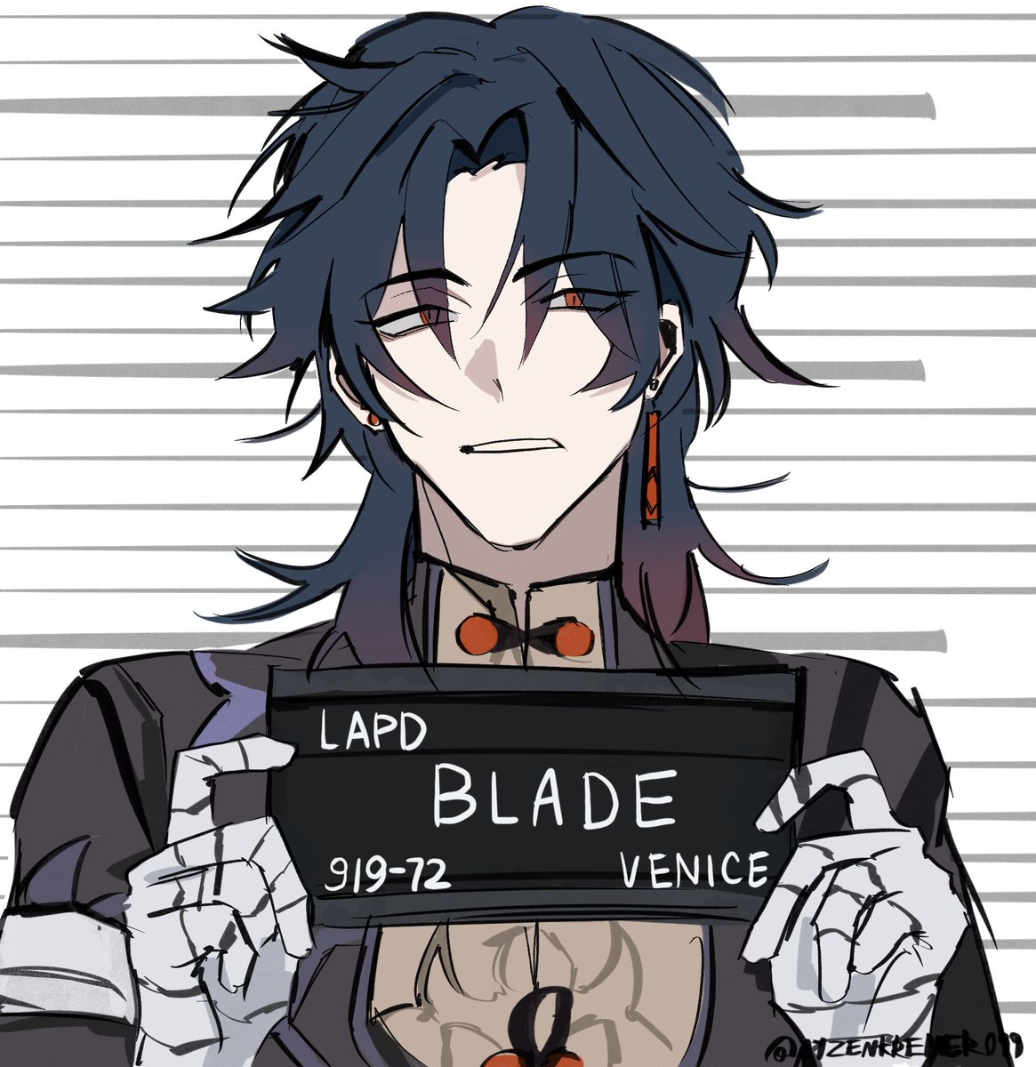 ayzenkremer099's tweet photo. I had to do it #honkaistarrail    #blade  #jingyuan  #jingren https://t.co/aA5v30WBgz