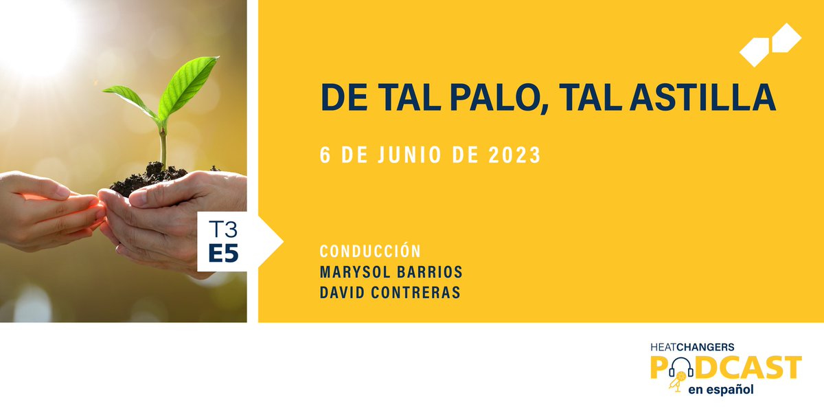 HeatChangers's tweet photo. No es un #acróstico 🎼 pero sí un mensaje muy #HeatChanger a mamás y papás que desde ahora están sembrando la semilla 🌱 de la sustentabilidad en sus hijas e hijos.
🎙T3E5: De tal palo, tal astilla
Escúchalo a partir del martes 3 de junio: https://t.co/orPTg36O3U
#calorsolar https://t.co/1jbroNLwA2