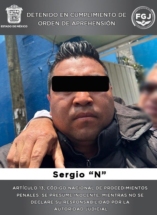FiscaliaEdomex's tweet photo. Elementos de la #FiscalíaEdoMéx y de la #CONAHO de la @SSPCMexico, cumplimentaron orden de aprehensión en contra de Sergio “N” en un domicilio ubicado en la alcaldía de Coyoacán de la #CDMX. https://t.co/D8ZL9CxaHv https://t.co/BzxirqZF0O