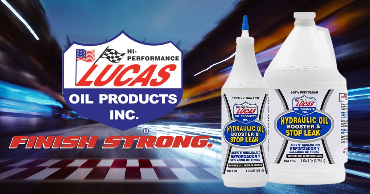 Lucas Oil Hydraulic Oil Booster & Stop Leak stops leaks and increases hydraulic pressure when used as an additive in your hydraulic systems. Find this and other Lucas Oil products at your local Triad Technologies ParkerStore. #lucasoil
