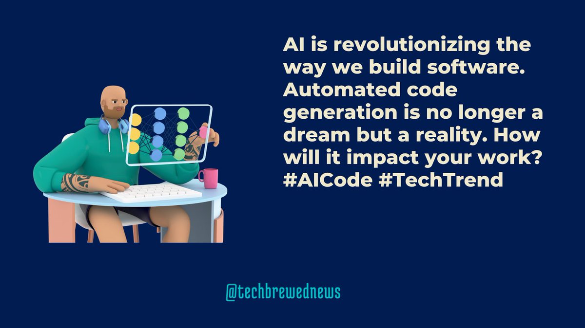 techbrewednews's tweet image. AI for developers is rapidly growing and Microsoft is bringing new tools to devs consistently. #aidevelopers #ai #microsoft