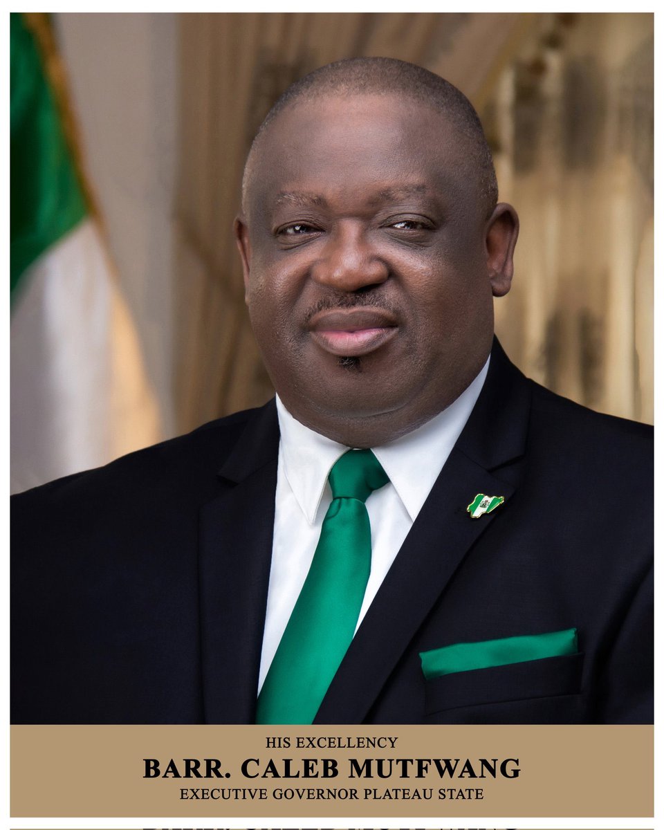 silasdung's tweet photo. This is Gov @CalebMutfwang of Plateau state. https://t.co/KfdQQ6D1pN