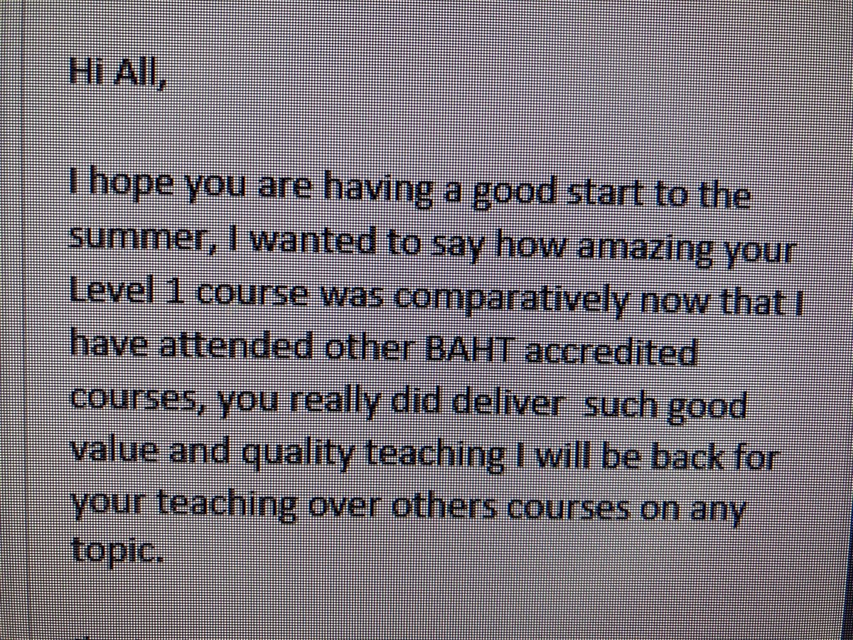 How lovely to receive emails like this. #neshands