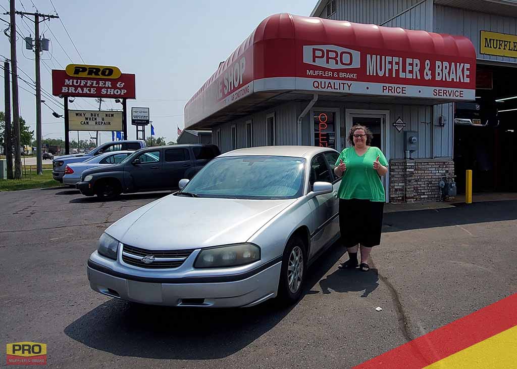 Sarah, thank you for trusting #ProMufflerAndBrake to put new brakes on your 2005 #Chevrolet #impala. Come back anytime to get your vehicle inspected for safety. 

#brakes #brakepads #muffler #exhaust #converters #BentonHarbor #stjoe #swmichigan #michiana #coloma #berriensprings