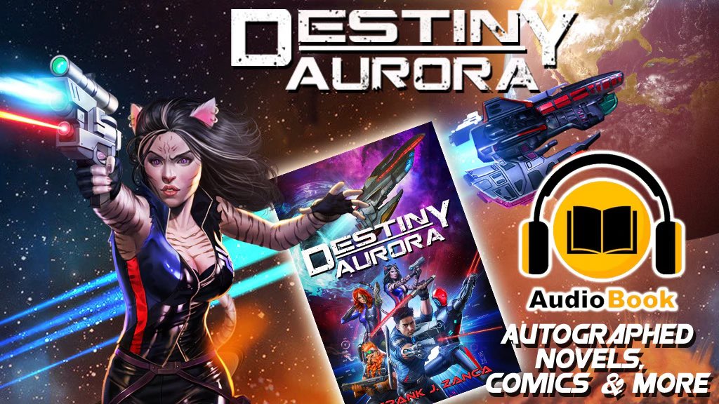 Check out my friend’s comic book series! If it speaks to you show your support.

Sci-go adventure series Destiny Aurora releases new Graphic Novel &amp; Audiobook. Support it today. 👍🏻

kickstarter.com/projects/11692…