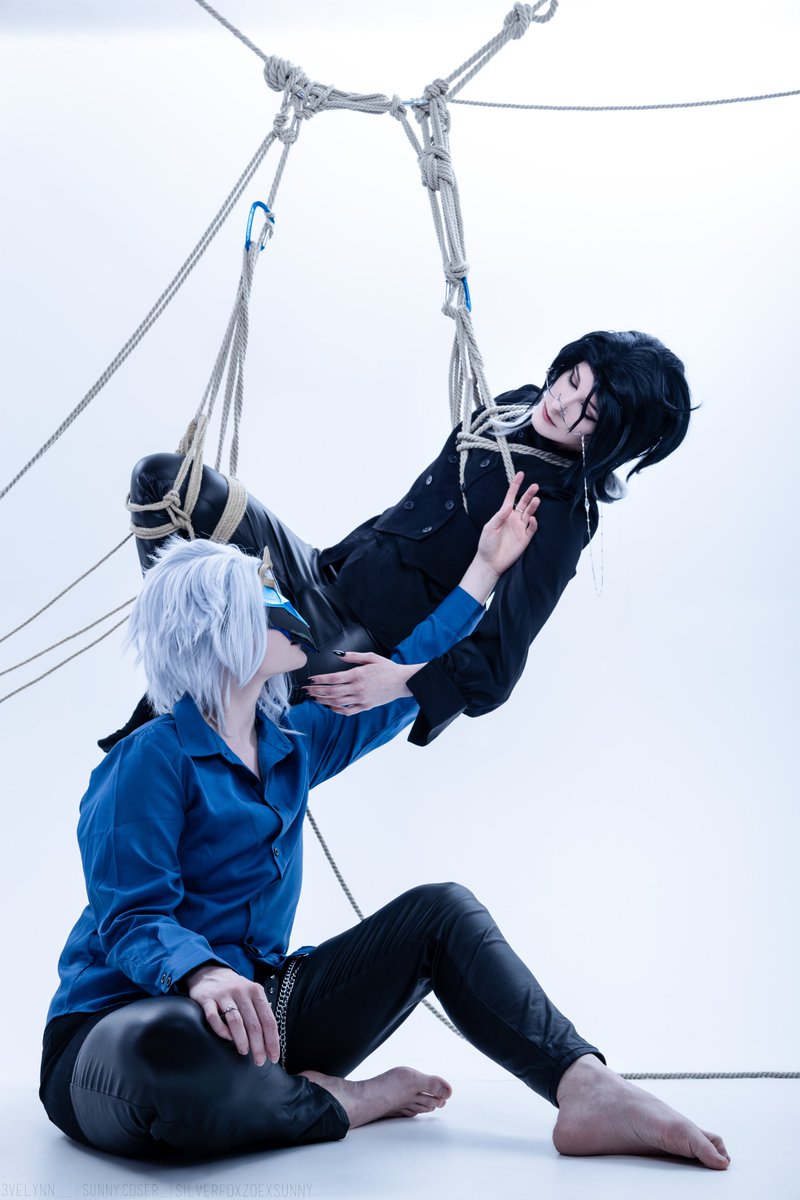 3velynn__'s tweet photo. Dottolone x shibari ? 🧐💜
Dottore / pic : @SunnyZoex 
edited by me~
#dottore #pantalone #Genshinlmpact https://t.co/b4mi5ekRgi