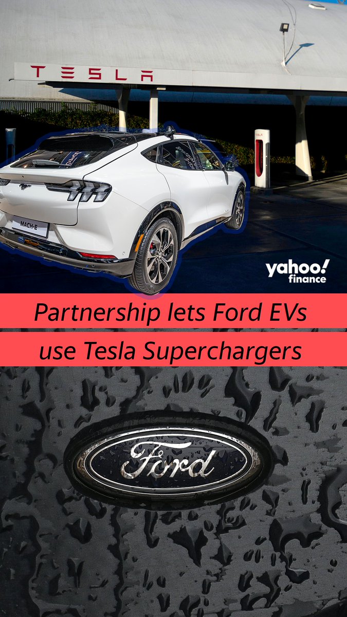 Yahoo Finance on Twitter: "Partnership lets Ford EVs use Tesla