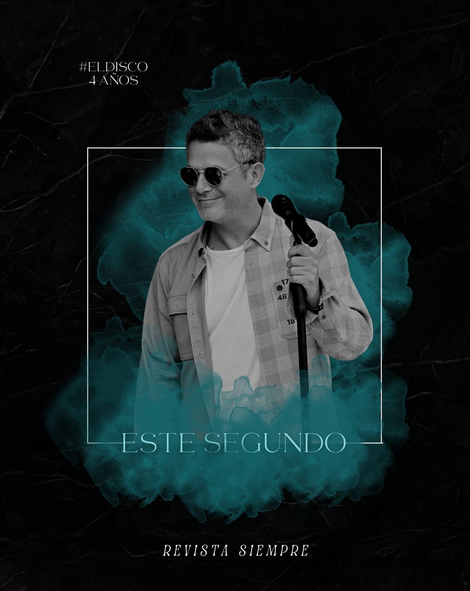 Y en este segundito…
En este preciso momento… 
Te siento como un sueño… ♥️

#EsteSegundo
4 años de #ElDisco

<a href="/AlejandroSanz/">Alejandro Sanz</a>