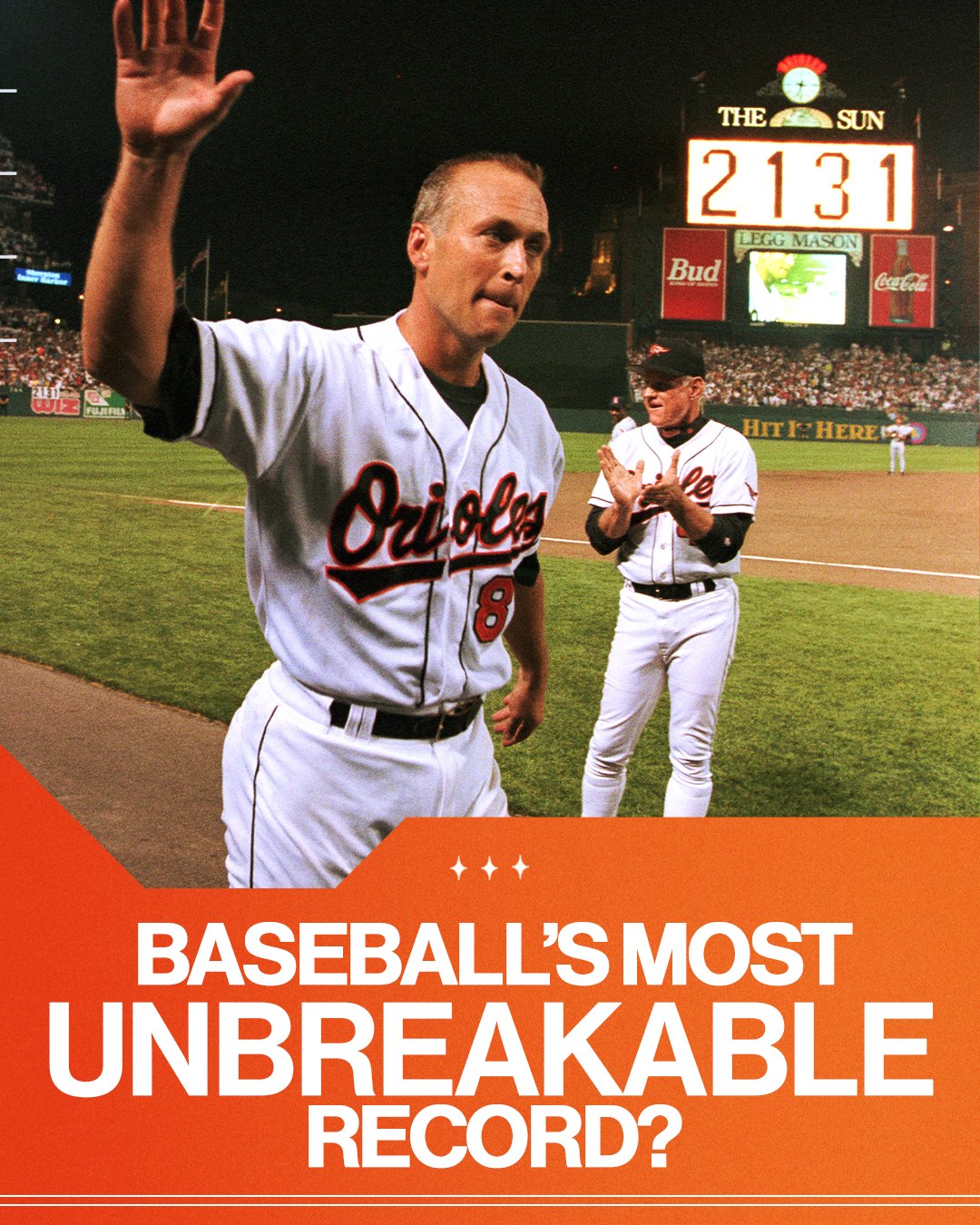 MLB Vault on X: On this day in 1982, Cal Ripken Jr. began his trek towards  a record 2,632 consecutive games played.  / X