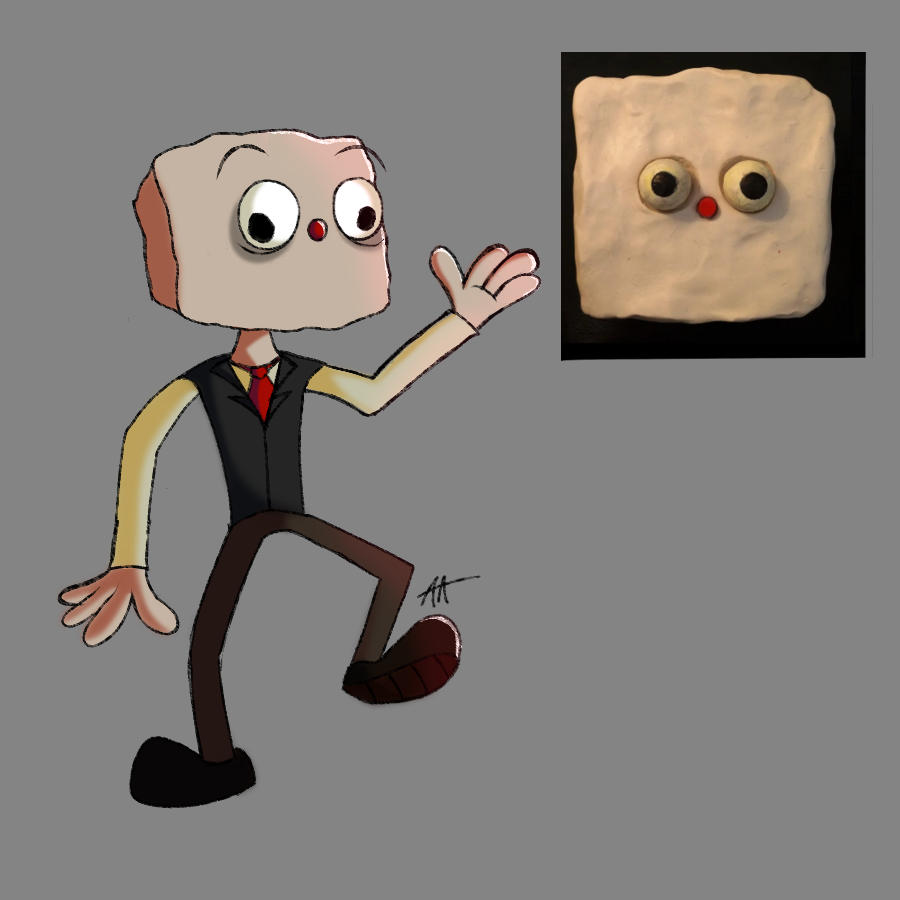 aaillustrator's tweet image. Felt like drawing another EP creature from Micropop, might do all the album covers at this point #jackstauber #micropop #fanart