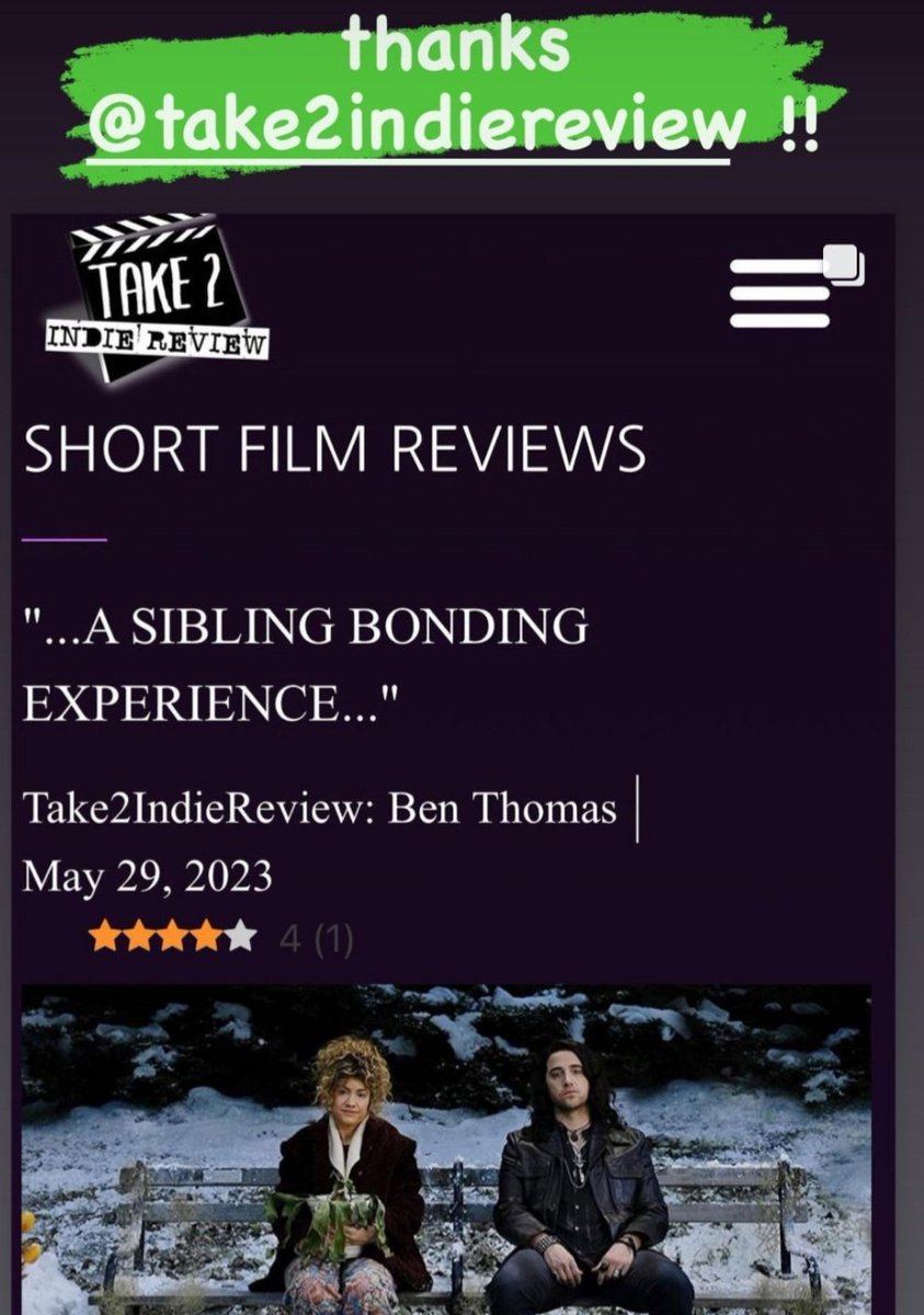 CHECK OUT OUR LATEST REVIEW! 🎬

take2indiereview.net/2023/05/brenda…

@ take2indiereview.net 

#take2indiereview #SupportIndieFilm #indiefilm #review #actor #shortfilm #Tribeca2023