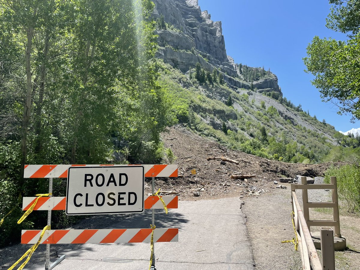 anneka_onair's tweet image. I’ll admit, the view is stunning but if you’re thinking of visiting Bridal Veil Falls in #provocanyon anytime soon, do so from a distance.

Debris and snow from an avalanche are still covering up parts of the trail and river making the ground unstable😳

#abc4 #abc4news #utahnews