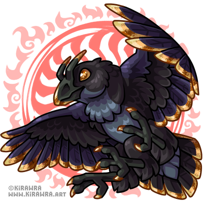 KiRAWRart's tweet photo. A tripedal Mirabilis based on the mythical Sanzuwu (sun crow).
This was a secret surprise gift for my buddy @Crowflux for being the glue, tape, and popsicle sticks that holds Rescreatu together!
β
#sanzuwu #rescreatu #fantasyart #mythicalcreatures #virtualpet https://t.co/KDGYotAWdZ