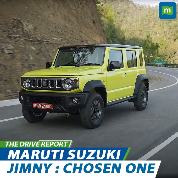 moneycontrolcom's tweet photo. #MarutiSuzuki rolls out #Jimny at Rs 12.7 lakh. 🚗
Watch this video for all the details about the company's first hardcore off-roader since the #Gypsy!
https://t.co/8uTdAh10Lt
@parthcharan | #TheDriveReport #MarutiSuzukiJimny #Auto #AutoWithMC https://t.co/nxyhfoV8ZZ