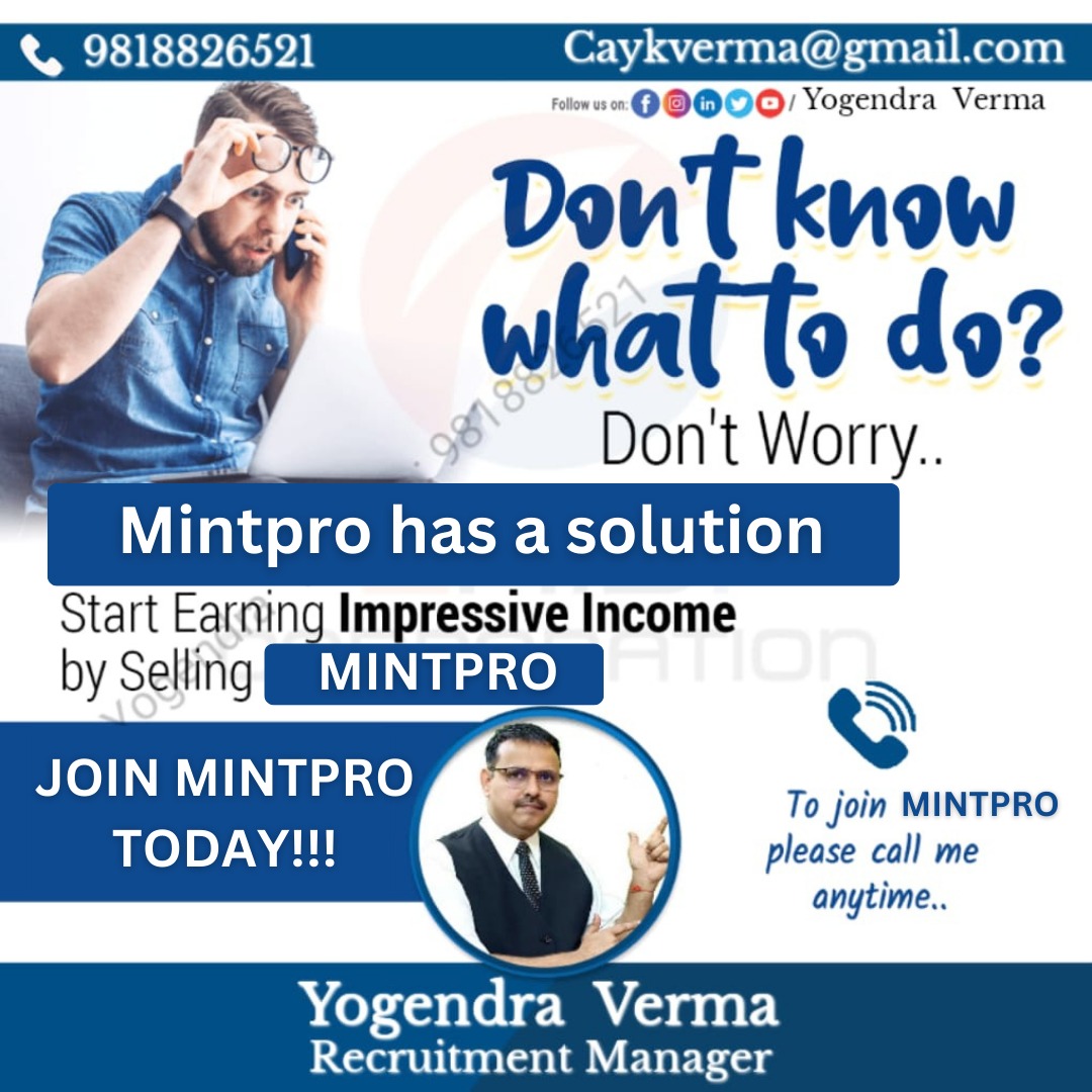 Start earning impressive income by selling the Mintpro Insurance plan. Join today and become an agent with us.
Call us now – 9818826521
WhatsApp: wa.me/919818826521
For more info please check out our video - surl.li/hsrvj
#Policybhandar #insuranceagent