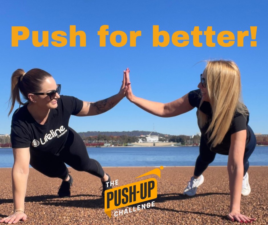 6 days down, 17 days to go. 
Team Lifeline Canberra are completing 3,144 push-ups this June to raise awarness and funds for better mental health. 

Support us here: 
thepushupchallenge.com.au/fundraisers/Li…