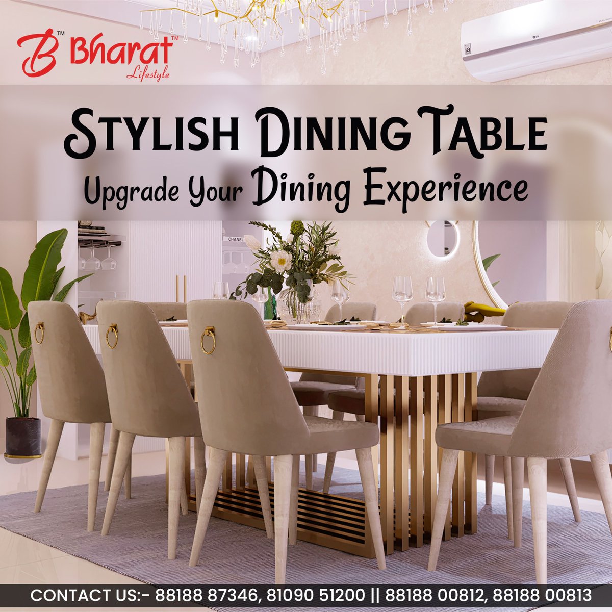 Stylish Dining Table Upgrade Your Dining Experience
.
.
Visit:- bharatlifestylefurniture.com
.
.
#diningtable #diningroom #diningdecor #diningarea #diningroomdecor #diningtabledecor #diningchairs #diningtableset #diningroominspo #diningtablestyling #diningtabledesign #diningroomtable