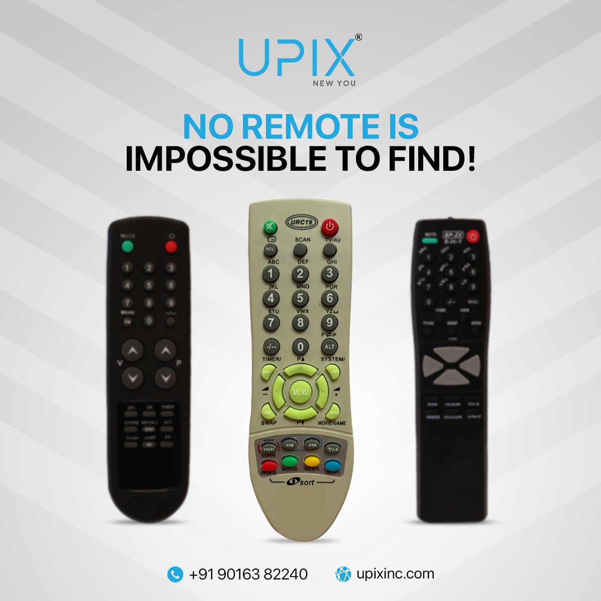 IncUpix's tweet image. The remote is the key to unlocking all the entertainment possibilities.
.
#upix #mobileaccessories #tvremotecontrol #tvremote #checklist #mastery #keyboardandmouse #mobileaccessoriesindia #gadgets #TVremote #bingewatching #homeentertainment #Netflixandchill #lazyday #keyboard