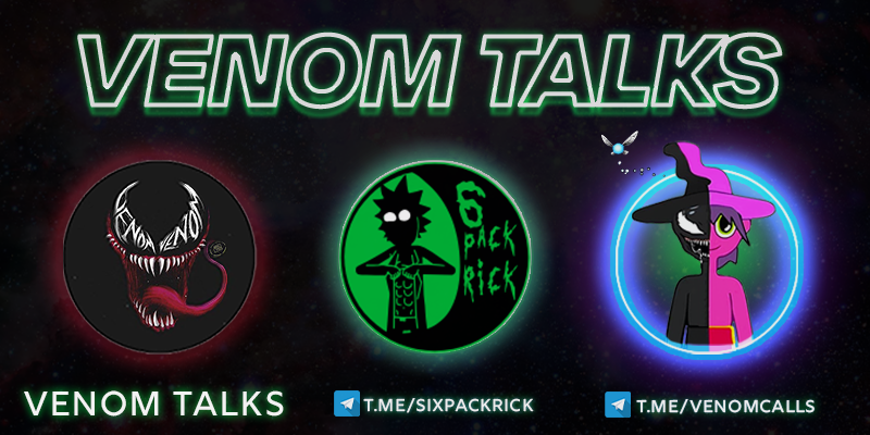 #CryptsRecap - June 6th:

Twitter: @6PackRick
Website: 6packrick.com
Telegram: t.me/sixpackrick

With #thedonshiller as host

#VenomTalks