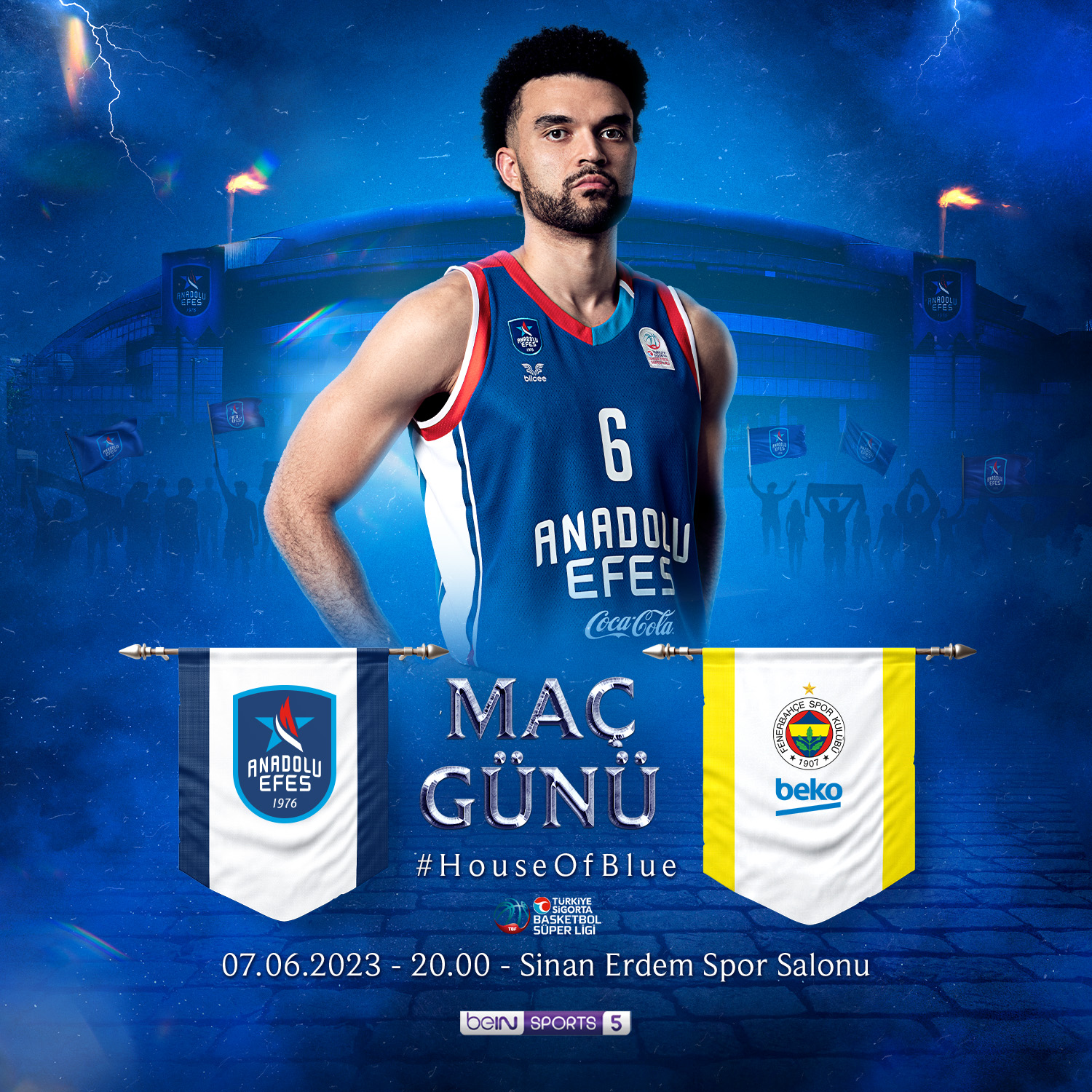 efes maç afişi fenerbahçe beko