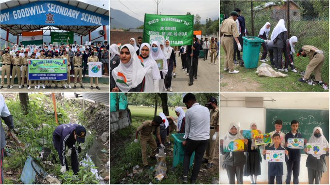 On the occasion of World Environment Day, Students of AGS Margund carried out Cleanliness cum Awareness Rally in the Kangan area and gave the message of environmental protection to the masses.
@Mesmer_Manasbal
#oriele
@official_dgar
#WorldEnvironmentDay2023
#KashmirDiaries