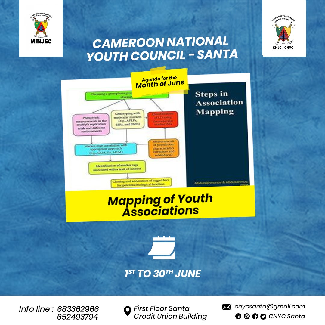 cnycsanta's tweet photo. Are you a member of a common initiative group, Youth Association, youth led group Operating or based in Santa sub division?  Register  in order to join hundreds of Youths creating sustainable  impact in Santa Municipality

https://t.co/wBnm9AY7Ui https://t.co/qK6ZXkySAJ