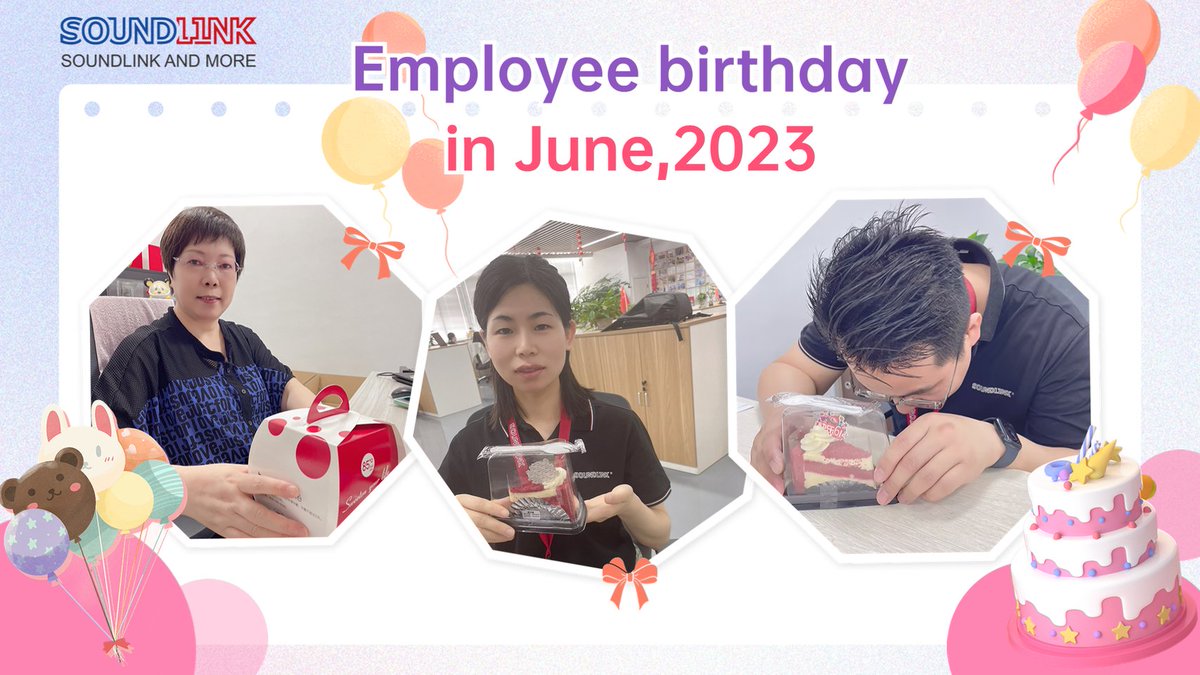 🎂Happy birthday to Soundlink family in June~
😘Hope you share love and happiness in Soundlink!
soundlink.club
#hearingaidmanufacture #hearingaid #ear #earmold #hearingsolution #OEM #ODM #hearingaidaccessory #Soundlink #hearingloss