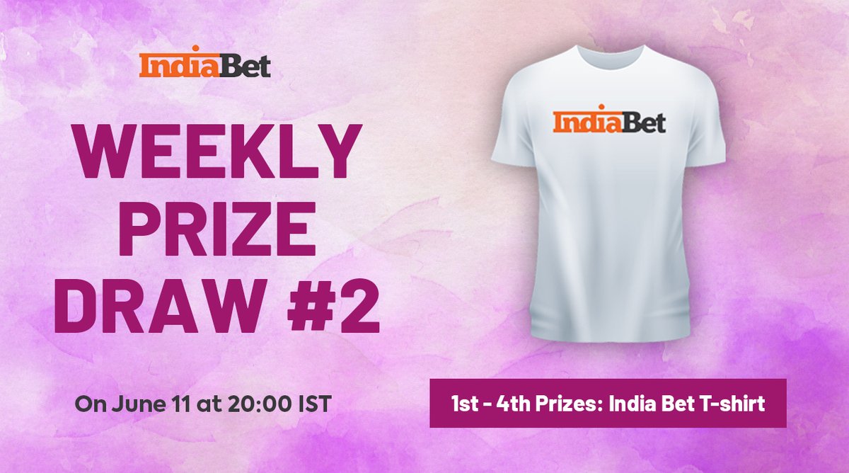 indiabet's tweet image. Participate in our Weekly Prize Draw for a chance to win an India Bet T-Shirt: indiabet.com/prize/draw10072

#IndiaBet #WeeklyPrizeDraw #FreePrize #Cricket #Gaming #UEFA #ATP  #Contest #tshirts   #HorseRacing