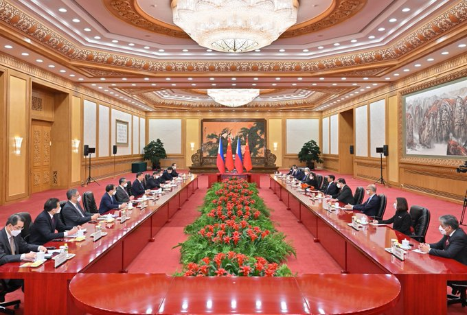 the_waring's tweet photo. President Xi said he's ready to keep in close touch with President Marcos to take bilateral relations to a new height. https://t.co/Hj66GqDAUO