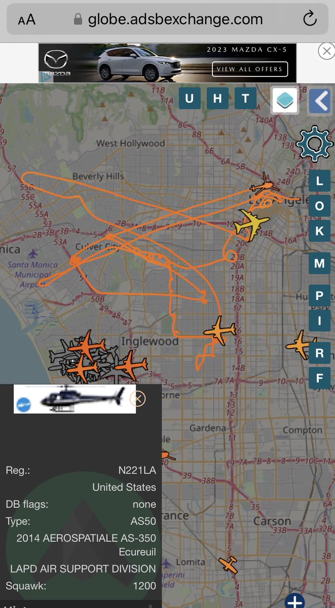LAPD flew back from Mar Vista to DTLA. Again, this is a waste of taxpayer money. @LACity Democrats need to be defunded. What a nightmare they have been. Imagine being worse than Trump!!!!!!