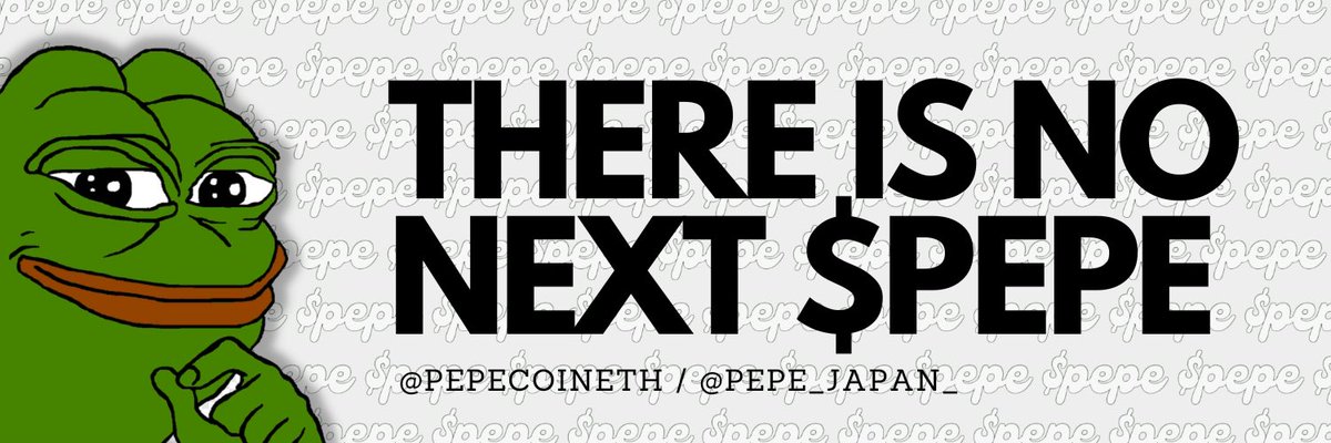 apeclusive's tweet photo. There is No Next $PEPE 🐸 

@pepecoinid @pepecoincn @pepecoinhk @pepe_japan_ 
#pepeislove https://t.co/j0tXl5aW42