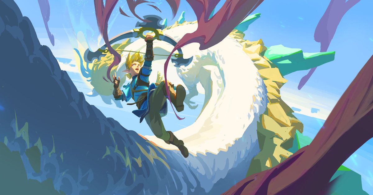 xiaofei_ye's tweet image. For playing Zelda these days!
#Zelda #ZeldaTOTK #illustration #LINK #characterart #Fanarts
