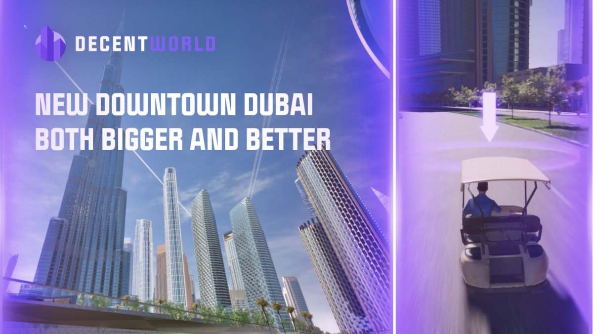 Bigger and Better #DecentWorld Metaverse is here🚀

🌃 Map Expansion 

🎮 Cart Race Mini-Game 

🔥 #Airdrop Mini-Game

and much more!

See you in the #Metaverse 👋 👇

decentworld.com/metaverse

#NFTProject #WWDC23 #SpatialComputing #3DGames #AR #VR #VisionPro