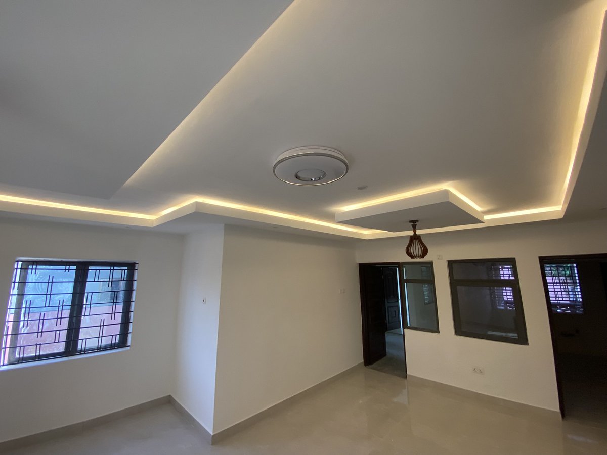 AcetecGh's tweet photo. •Before &amp; After• We renovated the old living room space into a contemporary living and dinning room space with the installation of innovative plasterboard ceiling designs with multiple control lights. #acetecgh #plasterboardceilinginghana #tiling #windowframes # https://t.co/fBMy9Hfwmx