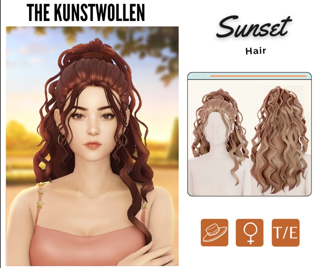 — Sunset Hair 🌇 by the_kunstwollen

🔗thekunstwollen.tumblr.com/post/690143472…

#snootysims #thesims4 #sims4 #ts4 #sims4cc #ts4cc #sims4ccfinds #ts4ccfinds #sims4downloads #ts4downloads