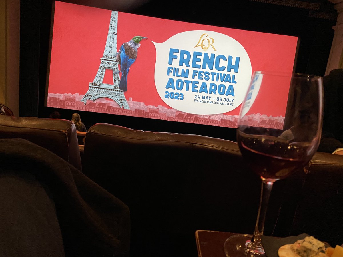 Vive la France! 🇫🇷 🍷 🧀 🎦⁦@AmbafranceNZ⁩ ⁦⁦@embassytheatre⁩ #FrenchFilmFestivalAotearoa #EuropeForCulture 🇫🇷 🇪🇺