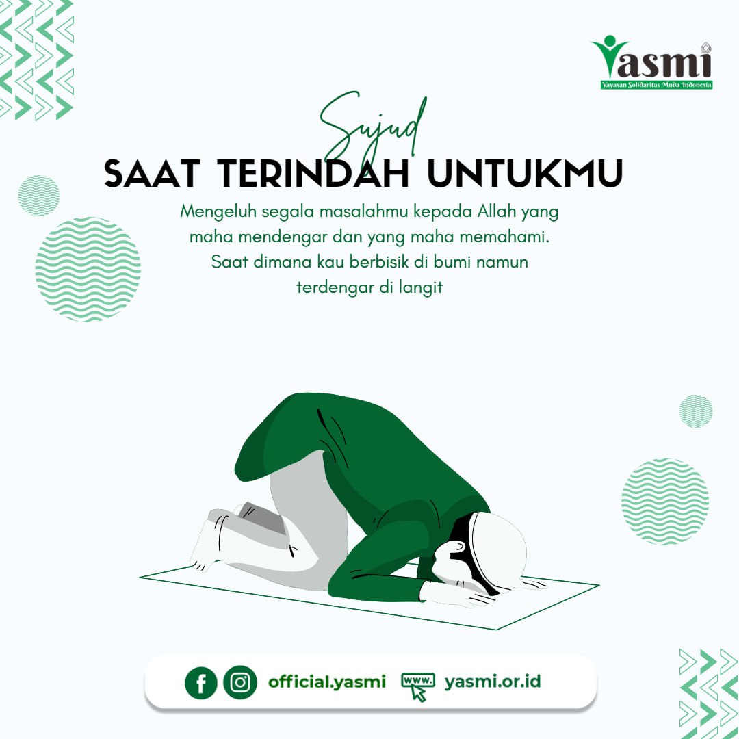 <a href="/YasmiMaju/">Yasmi Maju</a> perkara mudah yang banyak orang lalaikan, entah karena terlalu sibuk dengan pekerjaan,  atau terlalu sibuk menghamba pada dunia.