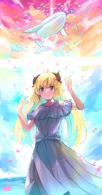 本当に感動的な誕生祭でずっと泣いてました。1つ1つ夢をかなえてく行くわためぇの姿が、言葉に出来ないほどの力を与えてくれました。ありがとうございます。遅くなりましたが、誕生日おめでとうございます!これからも応援し続けていきます。#角巻わため生誕祭2023 #つのまきあーと 