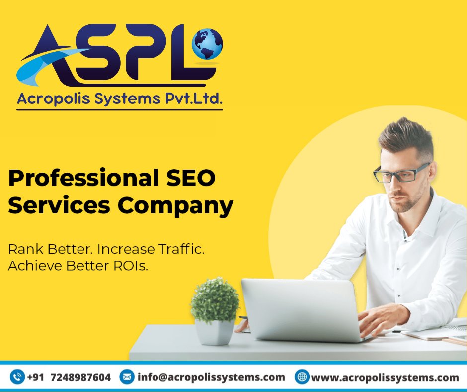 Get noticed, get ranked! Acropolis Systems offers top-notch SEO services in Pune, designed to improve your website's search engine visibility and drive targeted traffic. Get ready to conquer search engine rankings 📈💯
acropolissystems.com/Best-SEO-Servi…
 #SEOexperts #AcropolisSystems #Pune