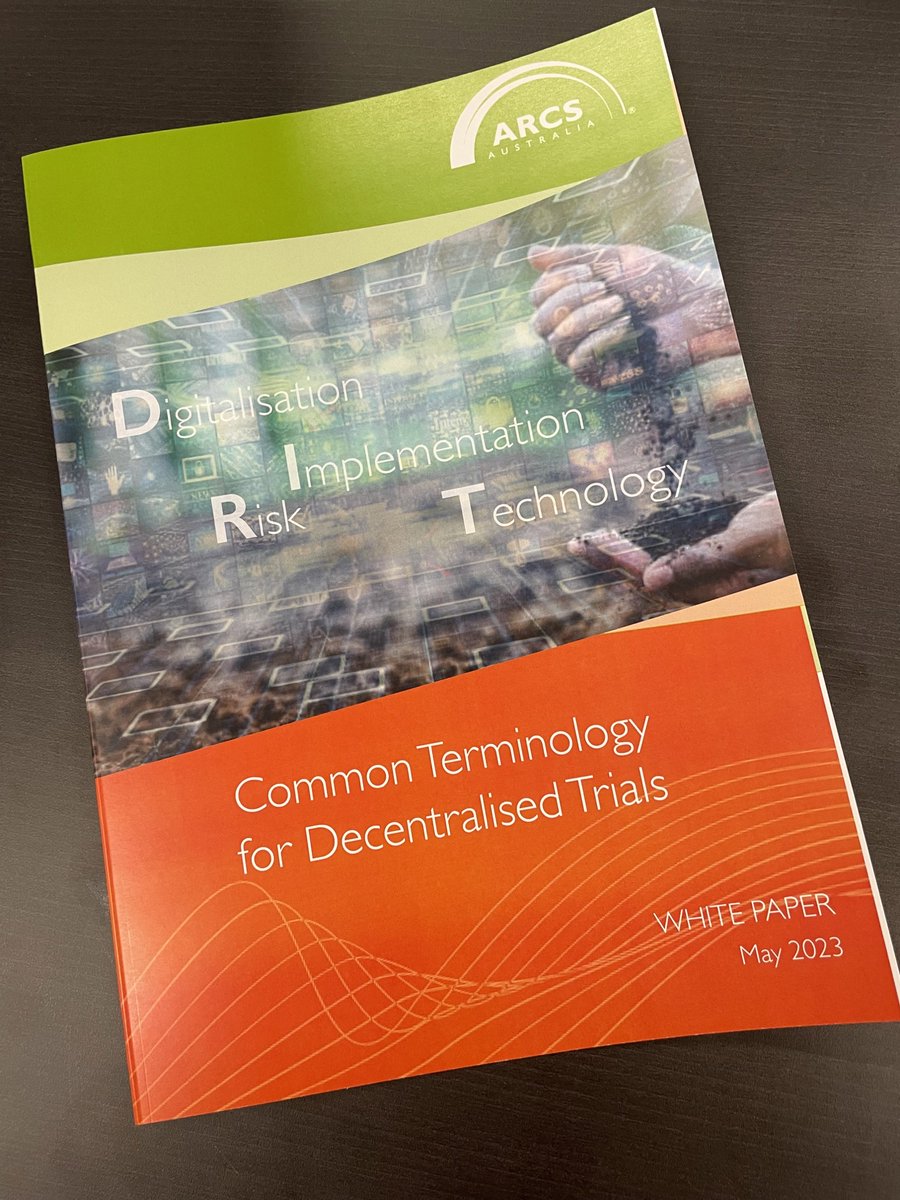 Breaking news:
ARCS Australia has released a white paper to define common terms used in decentralised clinical trials.
Read more at 
arcs.com.au/news-item/1304…