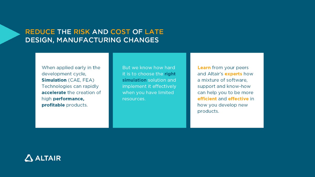 DesignTechSys's tweet image. Join us on 28 June at the “Simulate at the Speed of Design” event and learn how simulation technologies can reduce development time and costs.
Register Here: events.altair.com/simulate-at-th…...
#AltairEvent #simulationdrivendesign #generativedesign #FEASoftware #cadcae #CAEsoftware