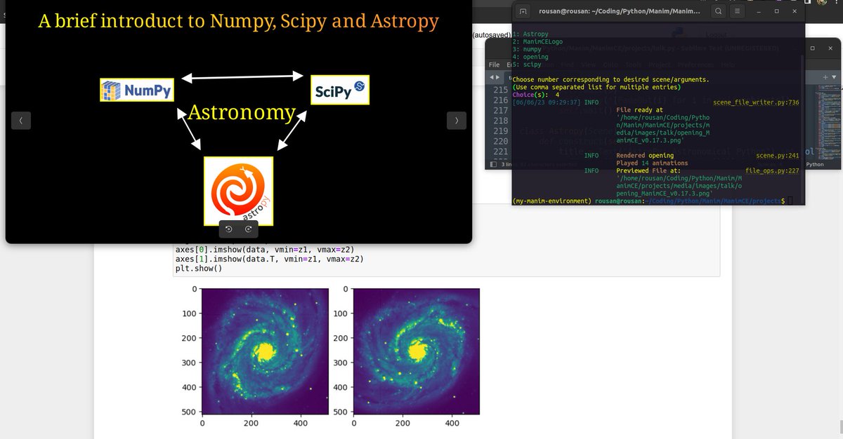 This summer I am mentoring in @HowardIsaacson1  .
Will share the lecture recording once it's done.
In the meantime you guys can take a look into the assignment problems set my me.
github.com/aburousan/Intr…
(Using @astropy @SciPy_team and @numpy_team )
#Python #astronomy #Physics