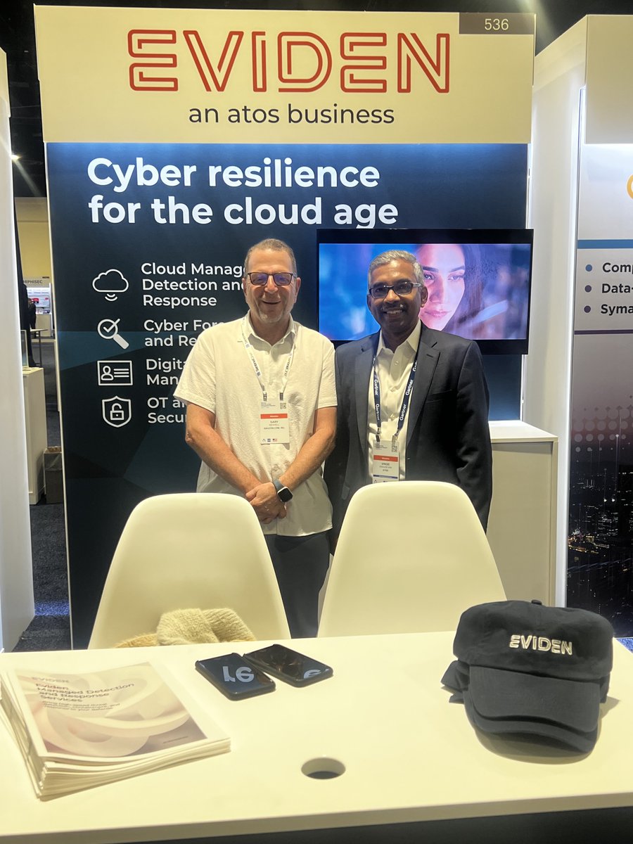 ArneBelter's tweet image. [#Event] Day one of #GartnerSEC was a blast! We&apos;re ready for day two and can&apos;t wait to meet more security mavens. Come say hi at 📍 booth 536! 
➡️ atos.net/en/events/gart…

#ManagedDetectionandResponse #CloudSecurity #CyberSecurity