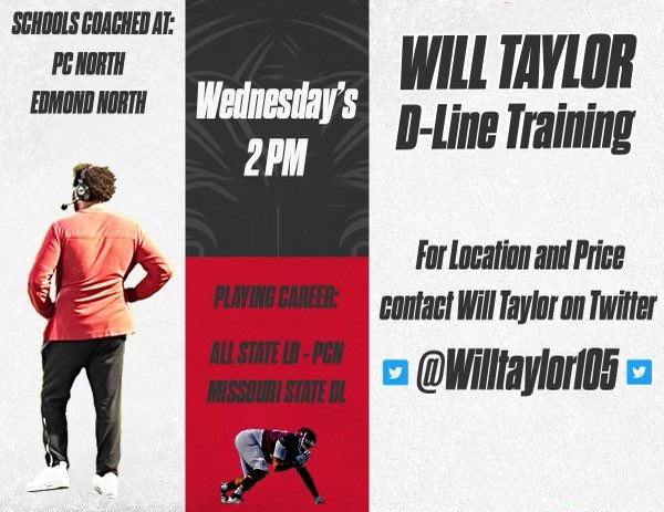 Coach Will Taylor (@willtaylor105) on Twitter photo 