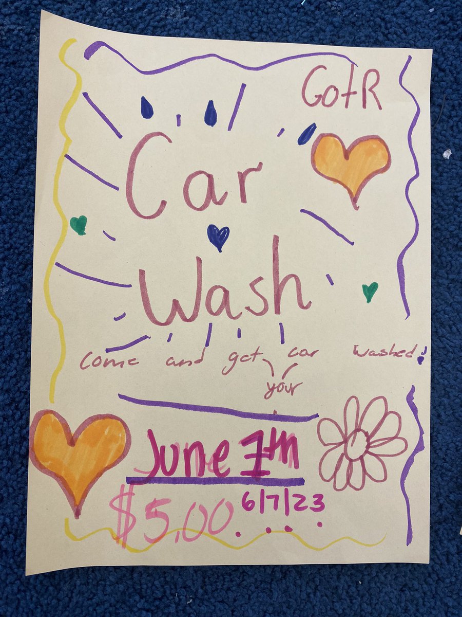 Harmony Grove Elementary School- A Global Academy (@harmonygrovefps) on Twitter photo Hello families!  Girls on the Run girls will be raising money for Pathways Family Center!  Come have your car washed!!  
Tomorrow: Wednesday, June 7th 
Time: 3:45-4:45
Location: Back of the school building 
Hope to see you there! Hello families!  Girls on the Run girls will be raising money for Pathways Family Center!  Come have your car washed!!  
Tomorrow: Wednesday, June 7th 
Time: 3:45-4:45
Location: Back of the school building 
Hope to see you there!